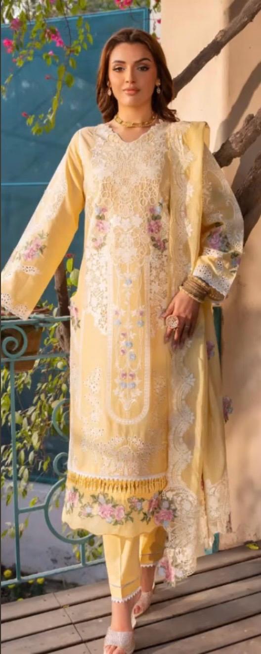 Nazakat Golden Aura Embroidered Luxury Suit